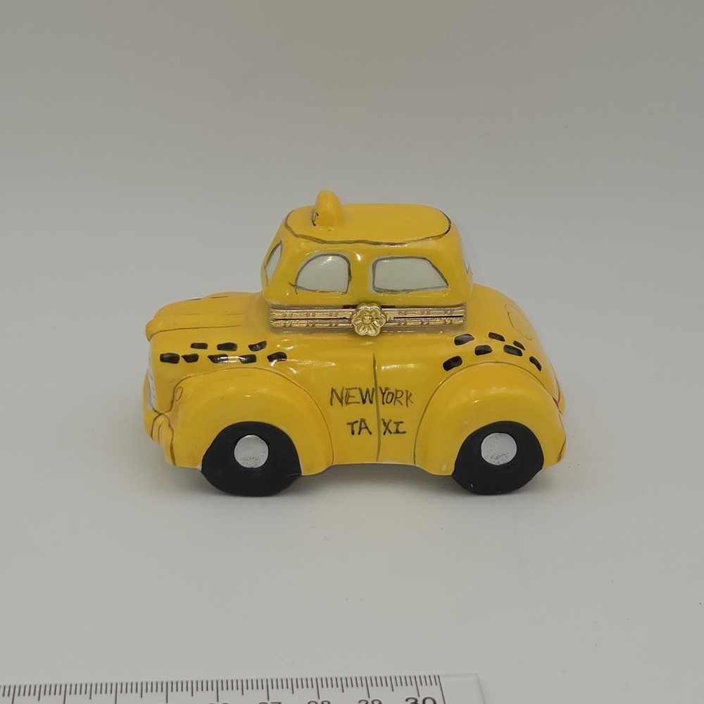 Vintage New York Taxi Cab Trinket Box